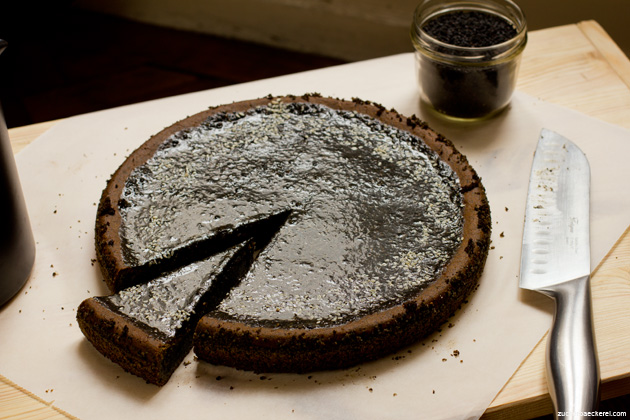 Mochi-Kuchen mit schwarzem Sesam | Zuckerbäckerei