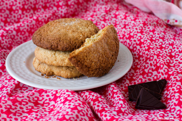 Vanille-Hafer-Kekse mit gebräunter Butter und Schokostückchen
