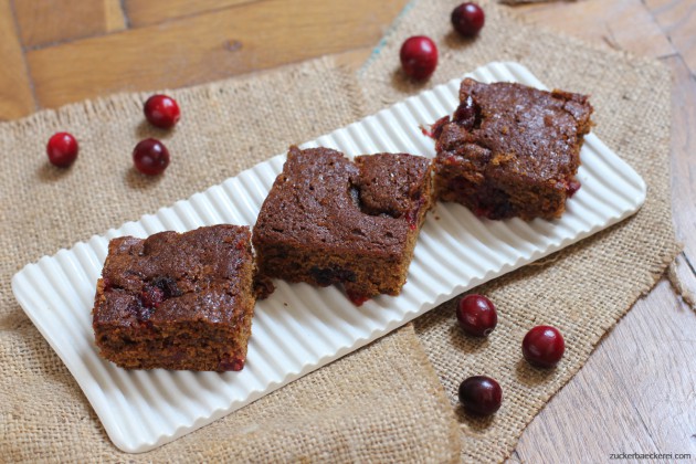 Cranberry Gingerbread