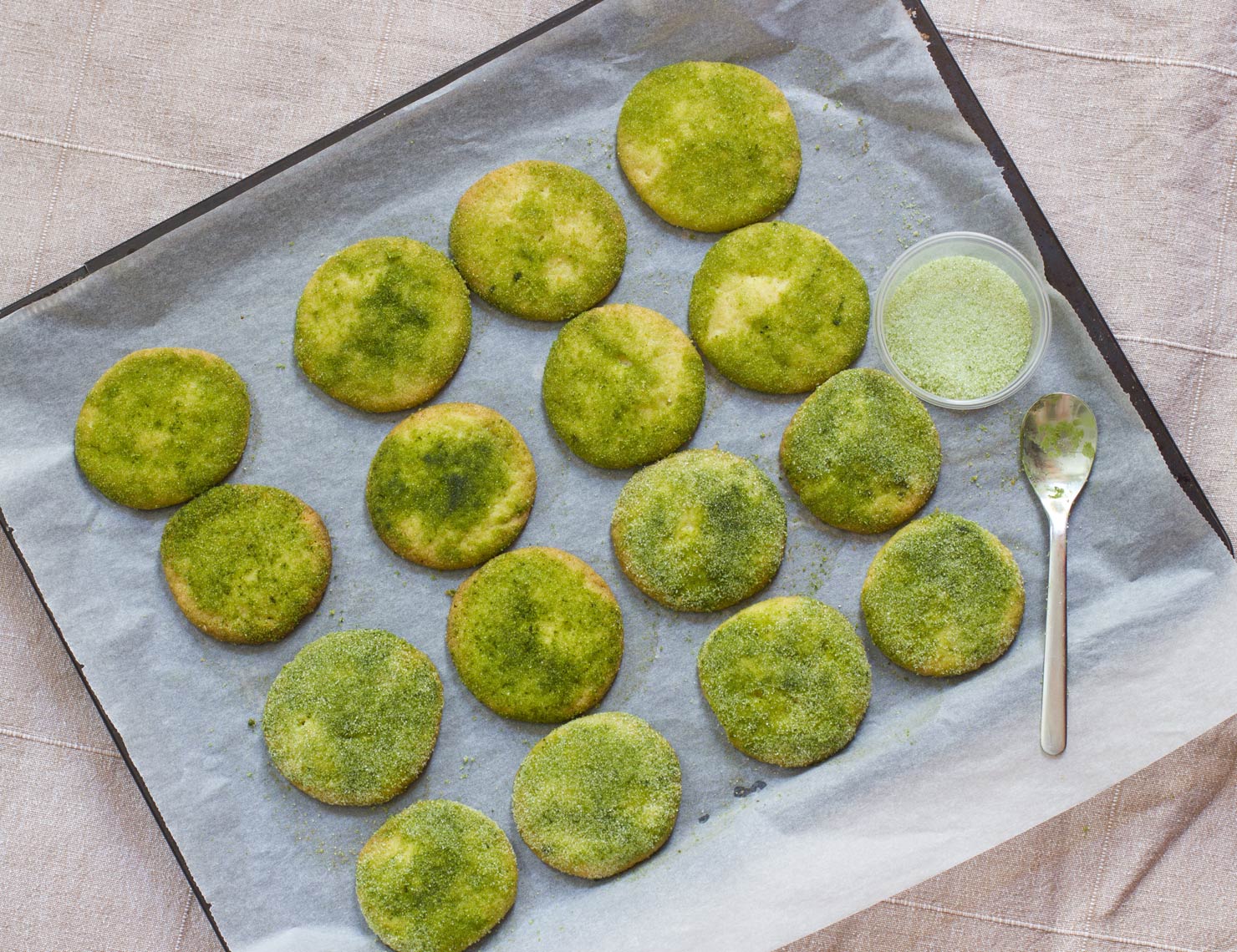 Matcha Snickerdoodles – Zuckerbäckerei