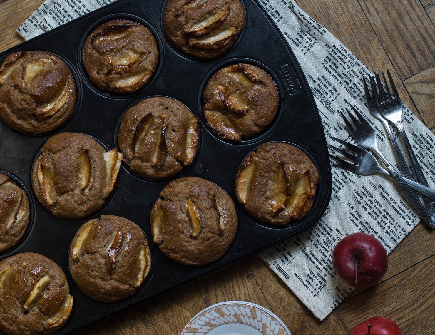 Apfelmuffins (glutenfrei und vegan) – Zuckerbäckerei Apfelmuffins (glutenfrei und vegan) – Zuckerbäckerei