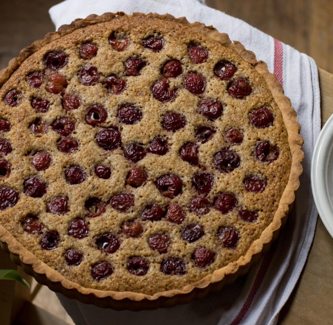 Kirsch-Walnuss-Tarte