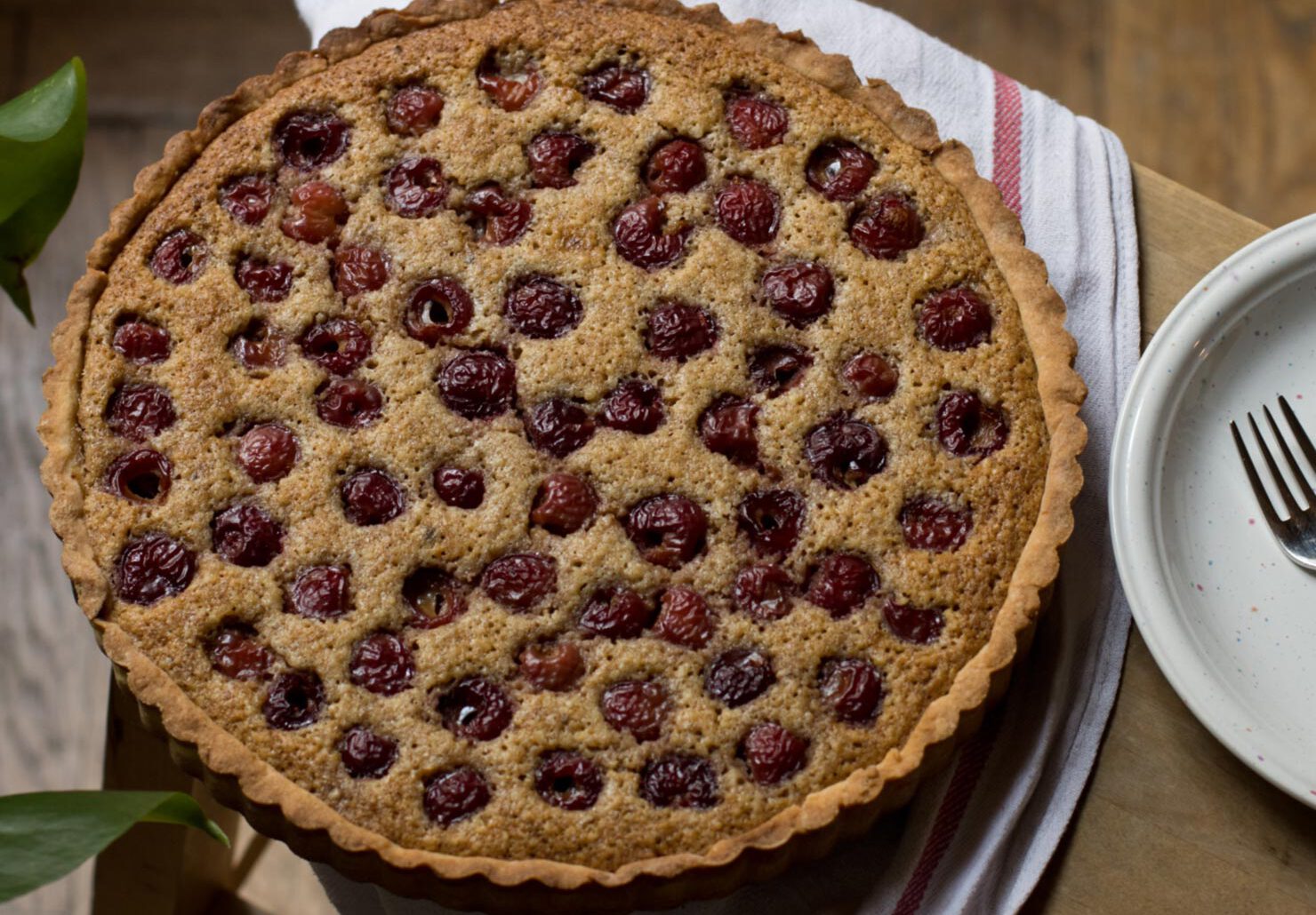 Kirsch-Walnuss-Tarte