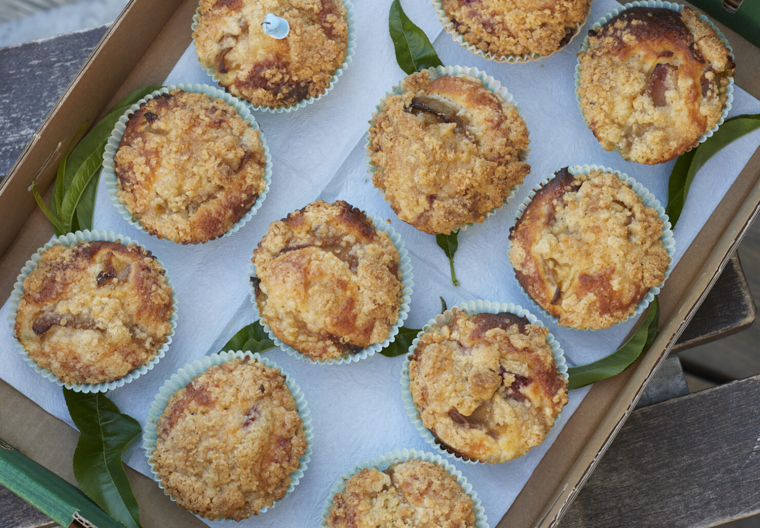 pfirsich muffins kardamom