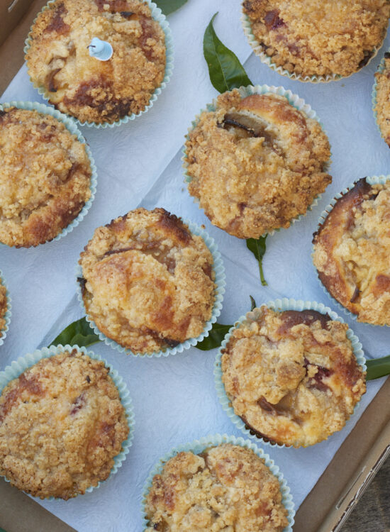 pfirsich muffins kardamom