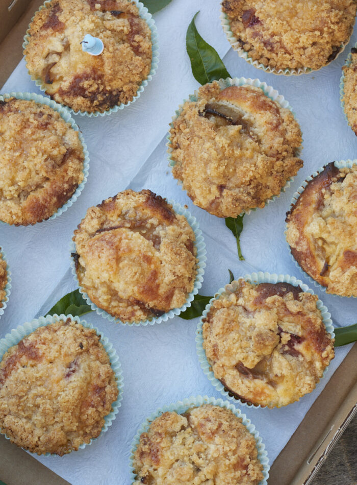 pfirsich muffins kardamom