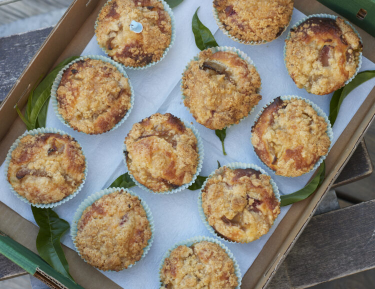 pfirsich muffins kardamom
